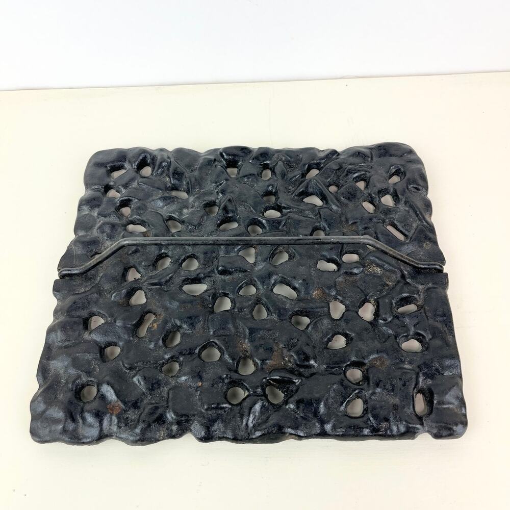 Jenn-Air Lava Rock Cast Iron Grill Plate Bacon Press